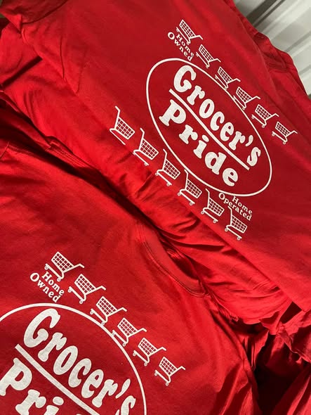 Matching work uniforms with embroidered business branding